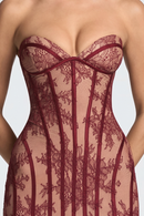 Vestido Longo Bustier Charlotte