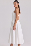 Vestido Bustier Celeste