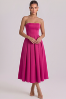 Vestido Bustier Celeste
