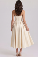Vestido Bustier Celeste