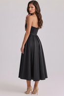 Vestido Bustier Celeste